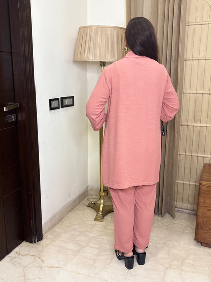 Peach Three Piece Co-ord Set