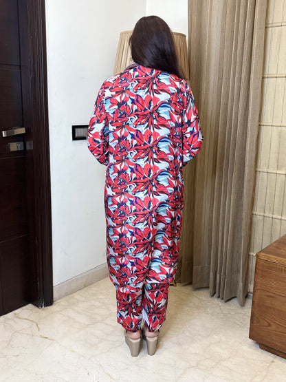 Printed 3 piece Co-ord Set