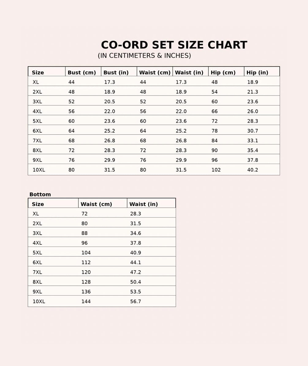 Pink Co-ord Set with Thread Work