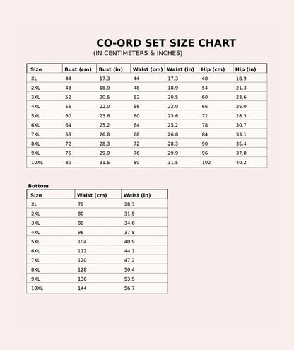 Pink Co-ord Set with Thread Work